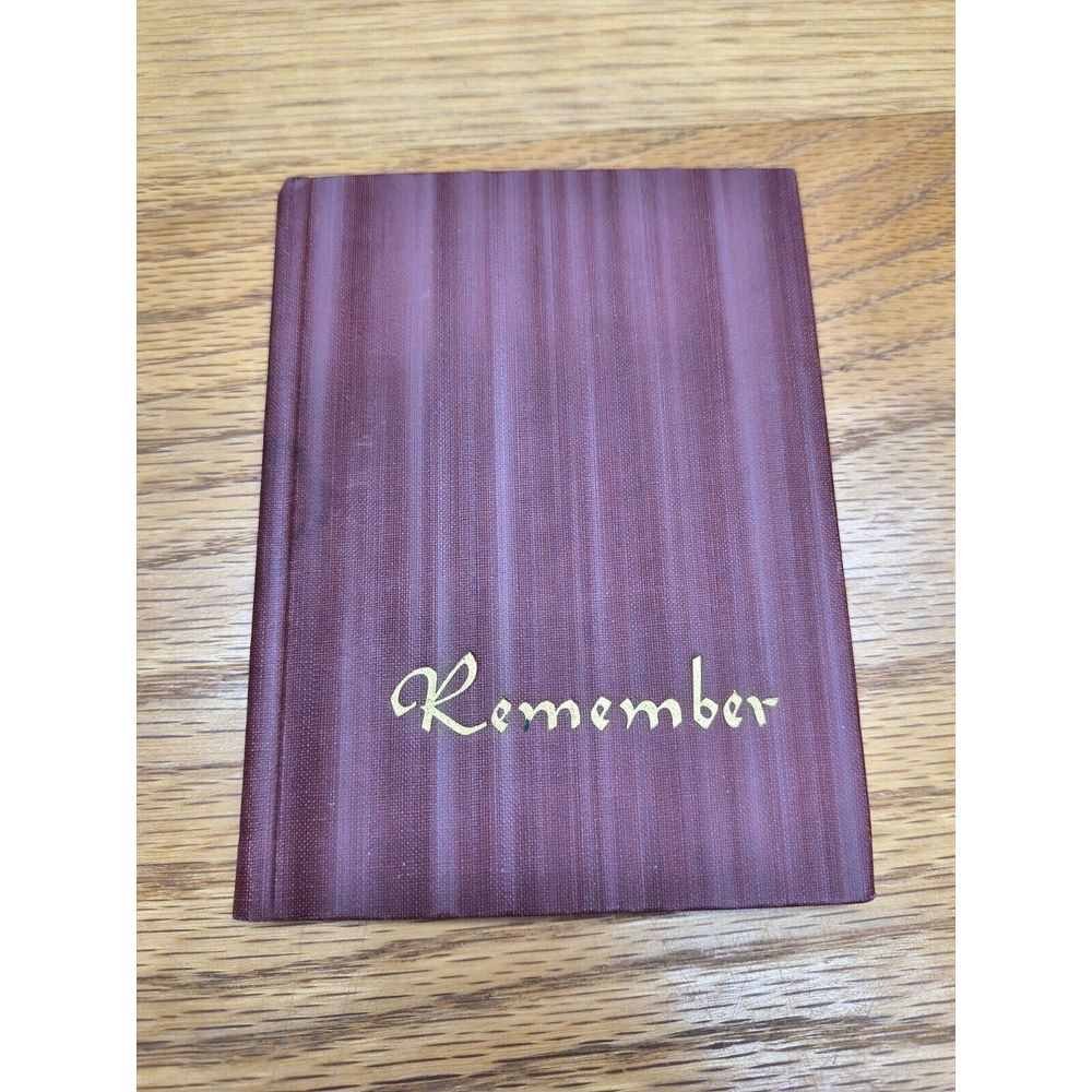 Vintage 1939 Remember Evangelical Pocket Prayer Religious Book. NOT WROTE IN YET